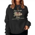 Women's Das Ist Ein Becker Ding Family Becker With-Neck Sweatshirt Frauen