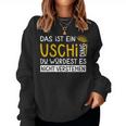 Women's First Name Uschi Name Day Saying Das Ist Ein Uschi Ding Sweatshirt Frauen