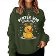 Renter War Ausgeltert Christmas Duck Sweatshirt Frauen