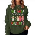 We Wrap The Best Presents Mother Baby Unit Cute Christmas Women Sweatshirt