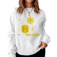 Softball- Girls I Love Softball N Girl Women Sweatshirt