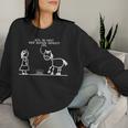 Ach Du Hast Hier Gefegt Hier Gefegt Horse Riding Stall Sweatshirt Frauen Geschenke für Sie