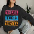 English Teacher Grammar Sweatshirt Frauen Geschenke für Sie