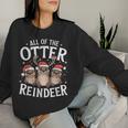 All Otter Reindeer Sea Animal Lovers Boys Girls Sweatshirt Frauen Geschenke für Sie