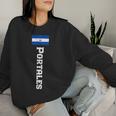 Portales Surname El Salvador For Children Sweatshirt Frauen Geschenke für Sie