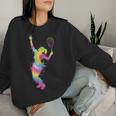 Tennis Player Splash Tennis Teacher Women's Girls Sweatshirt Frauen Geschenke für Sie