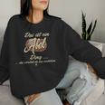 Women's Das Ist Ein Abel Ding Family Abel With-Neck Sweatshirt Frauen Geschenke für Sie