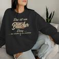 Women's Das Ist Ein Böttcher Ding Family Böttcher With-Neck Sweatshirt Frauen Geschenke für Sie