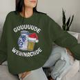 Bembel Apple Wine Christmas Appler Ebbelwoi Slogan Sweatshirt Frauen Geschenke für Sie