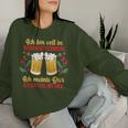 Christmas Beer Drunken Santa Claus Sweatshirt Frauen Geschenke für Sie