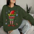 Christmas Outfit Sparkling Wine Elf Christmas Sweatshirt Frauen Geschenke für Sie