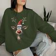 Reindeer Reindeer Christmas Women's Christmas Outfits Sweatshirt Frauen Geschenke für Sie