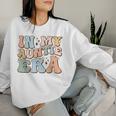 In My Auntie Era Retro Aunt Groovy Cool Tante To Be Best Aunt Sweatshirt Frauen Geschenke für Sie