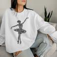 Ballerina Ballet Girls' Women's Sweatshirt Frauen Geschenke für Sie