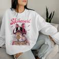 Skihaserl Apres Ski Haserl Skier Winter Women's Pink Sweatshirt Frauen Geschenke für Sie