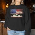 Cowboy Horse Riding Us American Flag 4Th Of July Rodeo Men Women Sweatshirt Personalized Gifts