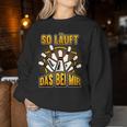 Bowling Ball Bowler So Läuft Das Bei Mir Slogan Sweatshirt Frauen Lustige Geschenke