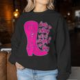 Stiefel Und Bling Es Ist Ein Cowgirl-Ding Sweatshirt Frauen Lustige Geschenke