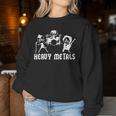 Teacher Saying Heavy Metals Rocks Chemistry Music Love Women Sweatshirt Personalized Gifts
