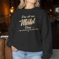 Women's Das Ist Ein Merkel Ding Family Merkel With-Neck Sweatshirt Frauen Lustige Geschenke