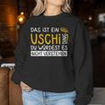 Women's First Name Uschi Name Day Saying Das Ist Ein Uschi Ding Sweatshirt Frauen Lustige Geschenke