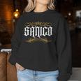 Women's Sanico Filipino Surname Philippines Tagalog Family Sweatshirt Frauen Lustige Geschenke