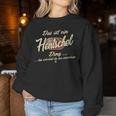 Women's With-Neck Das Ist Ein Hentschel Ding Family Sweatshirt Frauen Lustige Geschenke