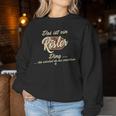 Women's With-Neck Das Ist Ein Rösler Ding S Sweatshirt Frauen Lustige Geschenke