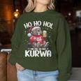 Bòbr Kurwa Christmas Jumper Polish Beer Bober Xmas Kurwa Red Sweatshirt Frauen Lustige Geschenke