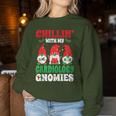 Chillin With My Cardiology Cardiac Nurse Christmas Gnomes Women Sweatshirt Unique Gifts