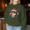 Christmas Children Reindeer Red Nose Xmas Sweatshirt Frauen Lustige Geschenke