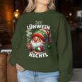 Mulled Wine Gnome Christmas Elf Lühwein Nichtl Sweatshirt Frauen Lustige Geschenke