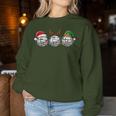 Santa Claus Elf Reindeerolleyball Christmas Women's Children's Sweatshirt Frauen Lustige Geschenke