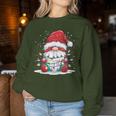 Santa Gnome Christmas Light Xmas For Boy Kid Women Sweatshirt Personalized Gifts