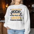 Maurer Beer Slogan Blue S Sweatshirt Frauen Lustige Geschenke