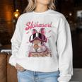 Skihaserl Apres Ski Haserl Skier Winter Women's Pink Sweatshirt Frauen Lustige Geschenke