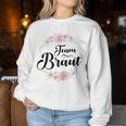 Women's Team Bride Team Bride Jga Poltern Sweatshirt Frauen Lustige Geschenke