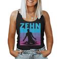 10 Jahre Junge Mädchen 10 Geburtstag Fußball Football Tank Top Frauen