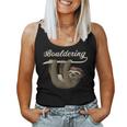 Boulder Sloth Climbing Bouldering Tank Top Frauen