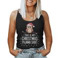 This Is My Christmas Pajama Xmas Pjs Owl Christmas Women Tank Top
