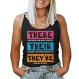 English Teacher Grammar Tank Top Frauen