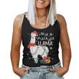 Fa La La Llama Christmas Lllama Lover Xmas Pajamas Women Tank Top