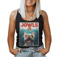 Tan Frenchie Jowls Fawn French Bulldog Mom Top Dad Women Tank Top
