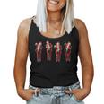 Trump Dance Santa Hat Christmas Xmas Pajamas Holiday Women Tank Top
