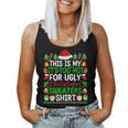 Too Hot Ugly Christmas Sweaters Xmas Pajamas Women Women Tank Top