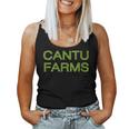 Women's Cantu Farms Squad Family Reunion Last Name Team Tank Top Frauen