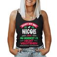 Women's Das Ist Ein Nicole Ding Du Würdest Es Nichterstehen Name With-Neck Tank Top Frauen