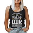 Women's Ddr Ossi Ostdeutschland Saying Older Lady Surprise Tank Top Frauen