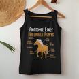 Anatomy Of A Haflinger Pony Haflinger Horse Tank Top Frauen Lustige Geschenke