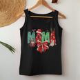 Christmas Mama Coquette Bow Mama Claus Christmas Tree Cake Women Tank Top Personalized Gifts